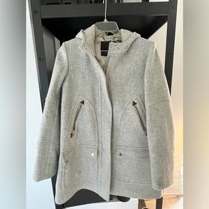 J.Crew Parka in Italian stadium-cloth